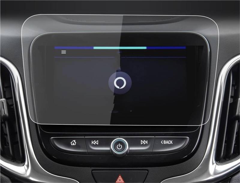 Auto Displayschutzfolie Für Chevrolet Für Equinox 2023 Display Gehärtetem Glas Schutz Film Navigation Auto Zubehör Auto Sticks Screen Protector GPS Schutzfolie(HD) von SCUASKJ