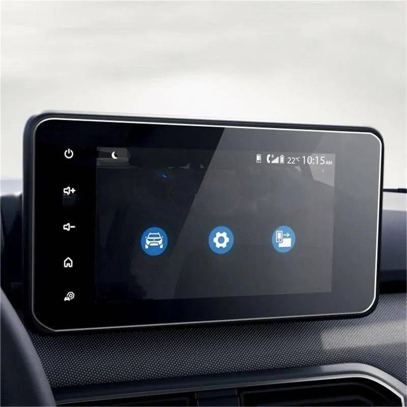 Auto Displayschutzfolie Für Dacia Für Sandero 3 Für Stepway 2020 2021 2022 2023 PET Displayschutzfolie 8 Zoll Autoradio GPS Navigation Display Schutzfolie GPS Schutzfolie von SCUASKJ