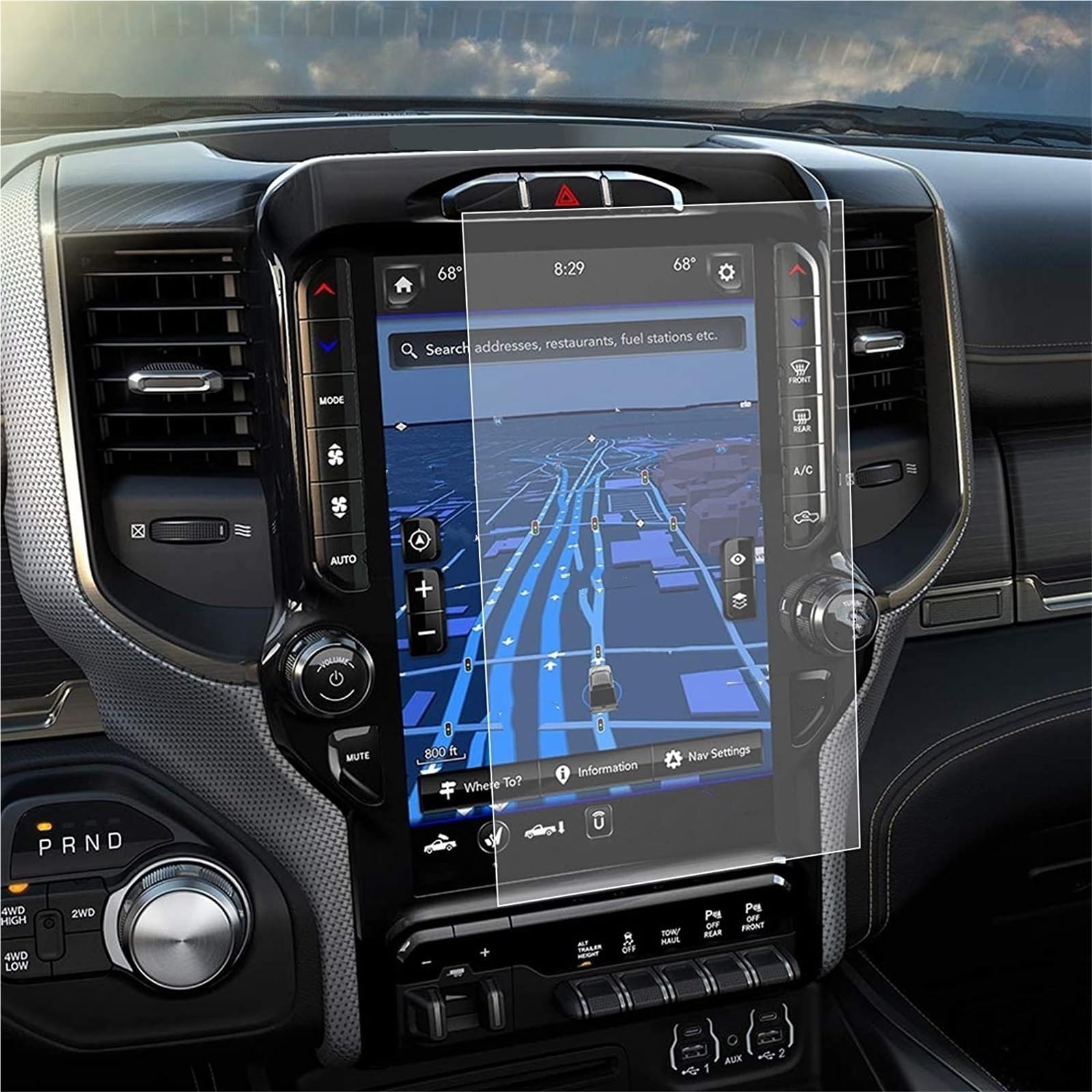 Auto Displayschutzfolie Für Dodge Für Ram 1500 2500 3500 2019 2020 2021 2022 GPS Navigation Bildschirm Auto Innen Schutz 12 Zoll GPS Schutzfolie Auto Displayschutzfolie Für Dodge Für Ram 1500 2500 3500 2019 2020 2021 2022 GPS Navigation Bildschirm Auto Innen Schutz 12 Zoll GPS Schutzfolie von SCUASKJ