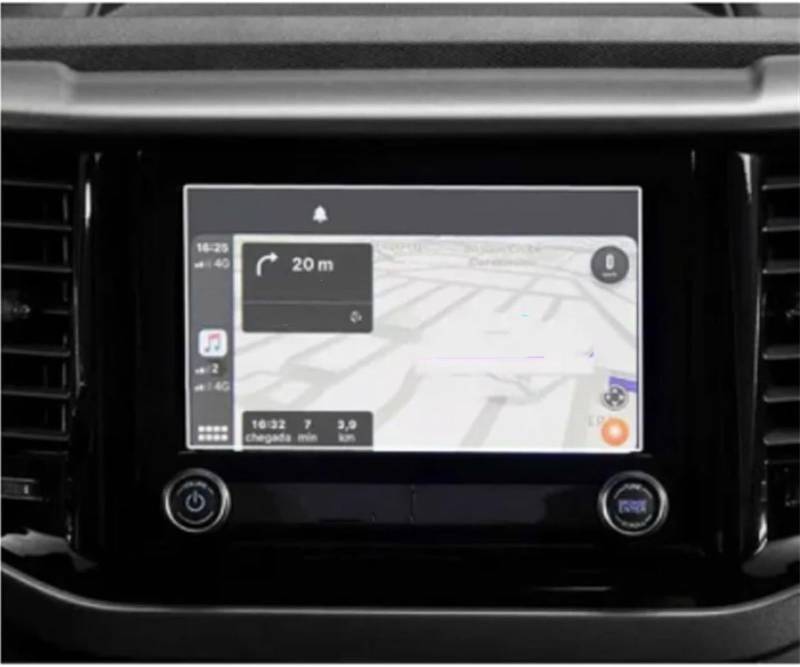Auto Displayschutzfolie Für FIAT Für Toro 2022 2PCS PET Film Auto Navigation Displayschutzfolie Autoinnenausstattung GPS Schutzfolie(7INCH) von SCUASKJ