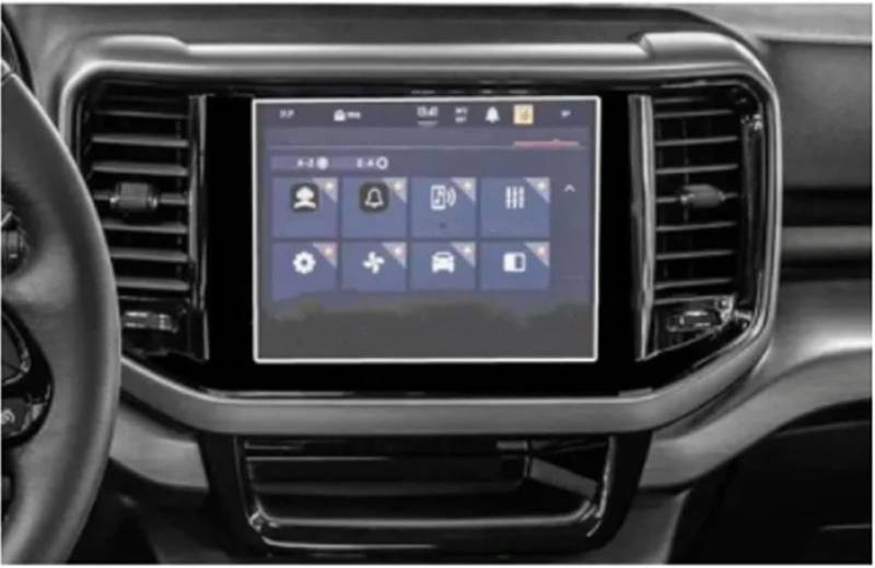 Auto Displayschutzfolie Für FIAT Für Toro 2022 2PCS PET Film Auto Navigation Displayschutzfolie Autoinnenausstattung GPS Schutzfolie(8.4INCH) von SCUASKJ