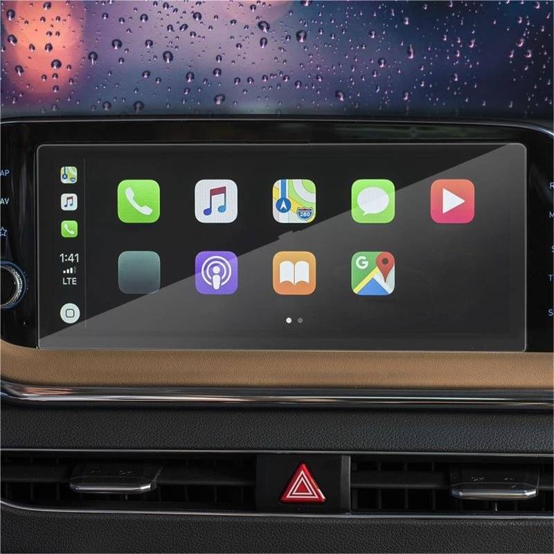 Auto Displayschutzfolie Für Hyundai Für Sonata DN8 2020 2021 Gehärtetem Glas Bildschirm Film Protector Auto Radio GPS Navigation Aufkleber GPS Schutzfolie von SCUASKJ