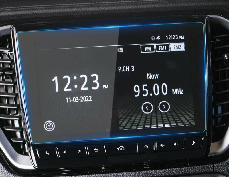 Auto Displayschutzfolie Für Isuzu Für D-MAX 2023 Autoaufkleber Displayschutzfolie Konsole Gehärtetem Glas Navigator Schutzfolie GPS Schutzfolie(2020-2023 Blue) von SCUASKJ