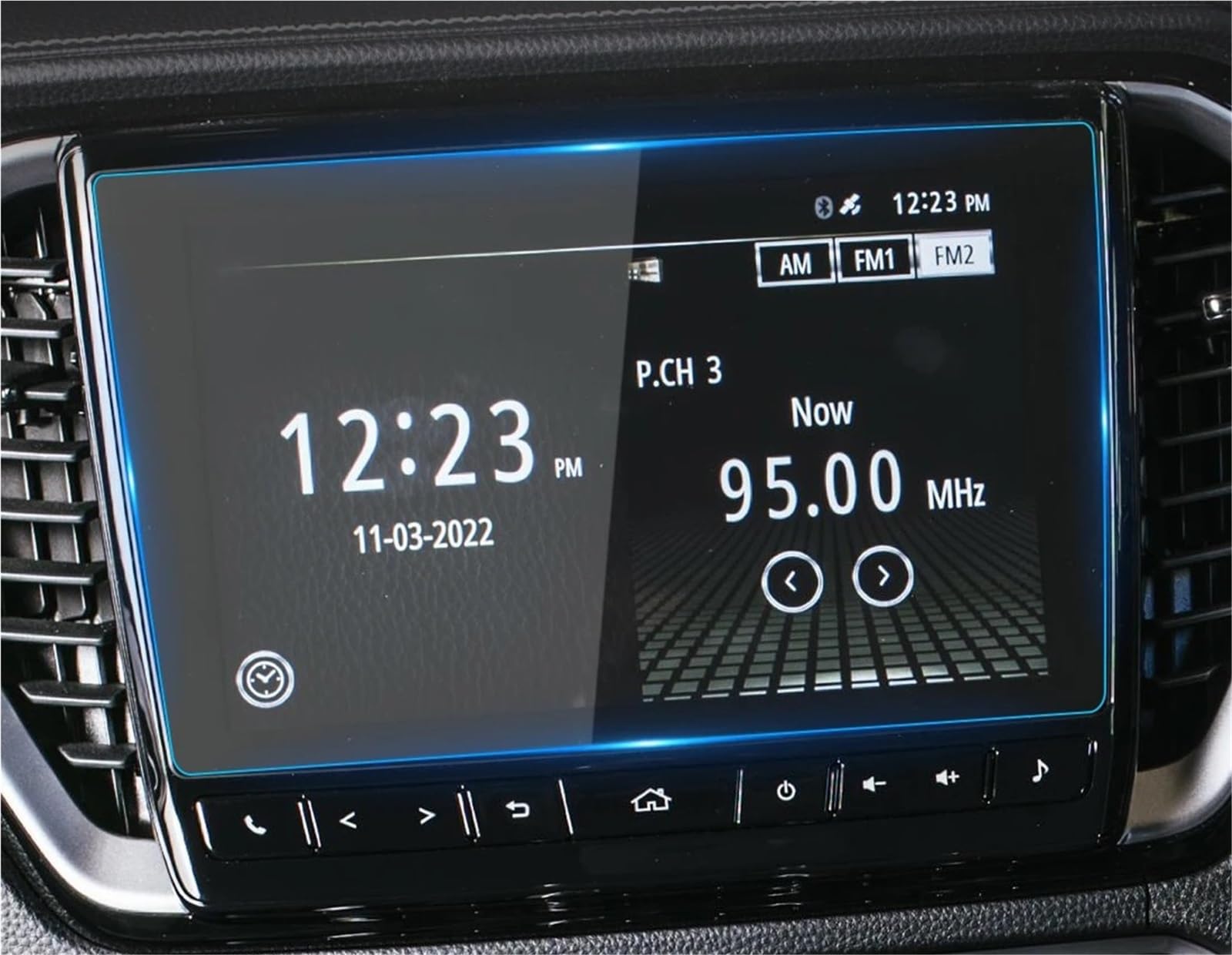 Auto Displayschutzfolie Für Isuzu Für D-MAX 2023 Autoaufkleber Displayschutzfolie Konsole Gehärtetem Glas Navigator Schutzfolie GPS Schutzfolie(2020-2023 HD) von SCUASKJ