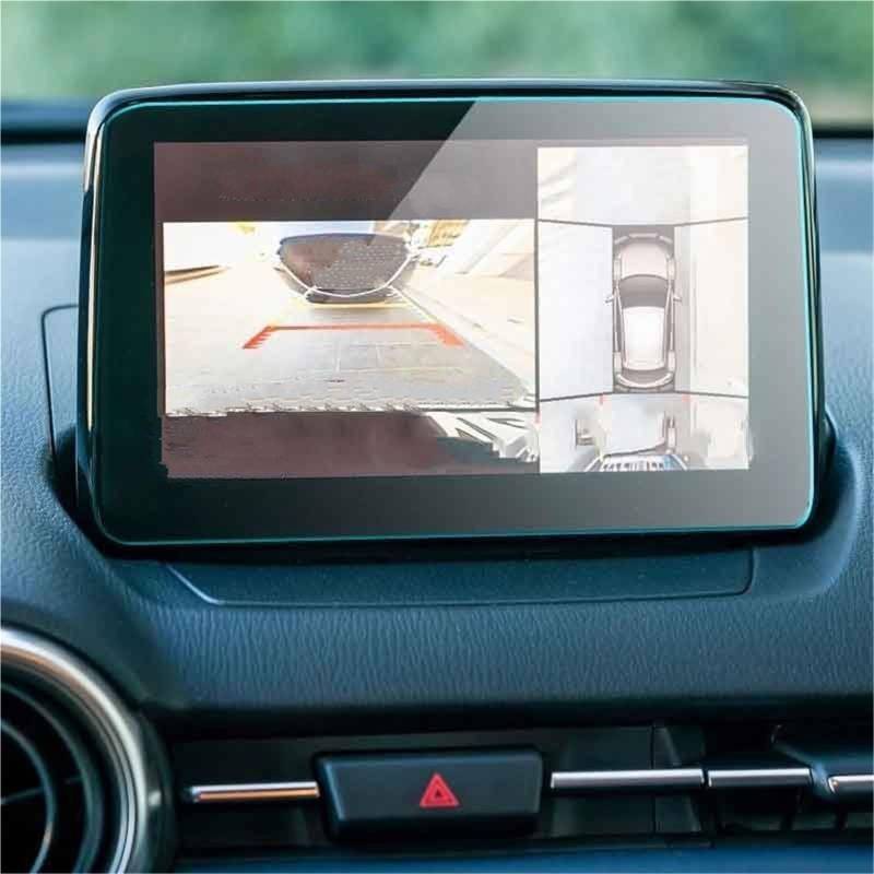 Auto Displayschutzfolie Für Mazda 2 Limousine 2020 Autoradio GPS Navigation Bildschirmabdeckung Gehärtetes Glas Displayschutzfolie GPS Schutzfolie von SCUASKJ