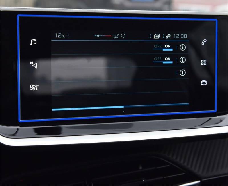 Auto Displayschutzfolie Für Peugeot 2008 2019 2020 2021 2022 7 Zoll 10 Zoll GPS Navigation Bildschirm Film Glas Display Bildschirm Film GPS Schutzfolie(7 inch) von SCUASKJ