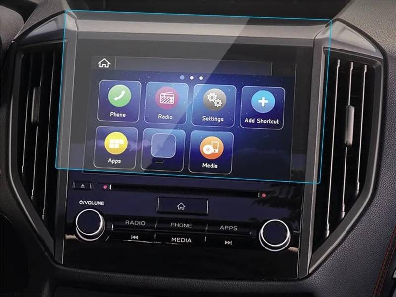 Auto Displayschutzfolie Für Subaru Für Crosstrek 2021 2022 2023 2024 11,6 Zoll Displayschutzfolie Schutzfolie Aus Gehärtetem Glas Autoaufkleber GPS Schutzfolie(2021-2023 Blue) von SCUASKJ