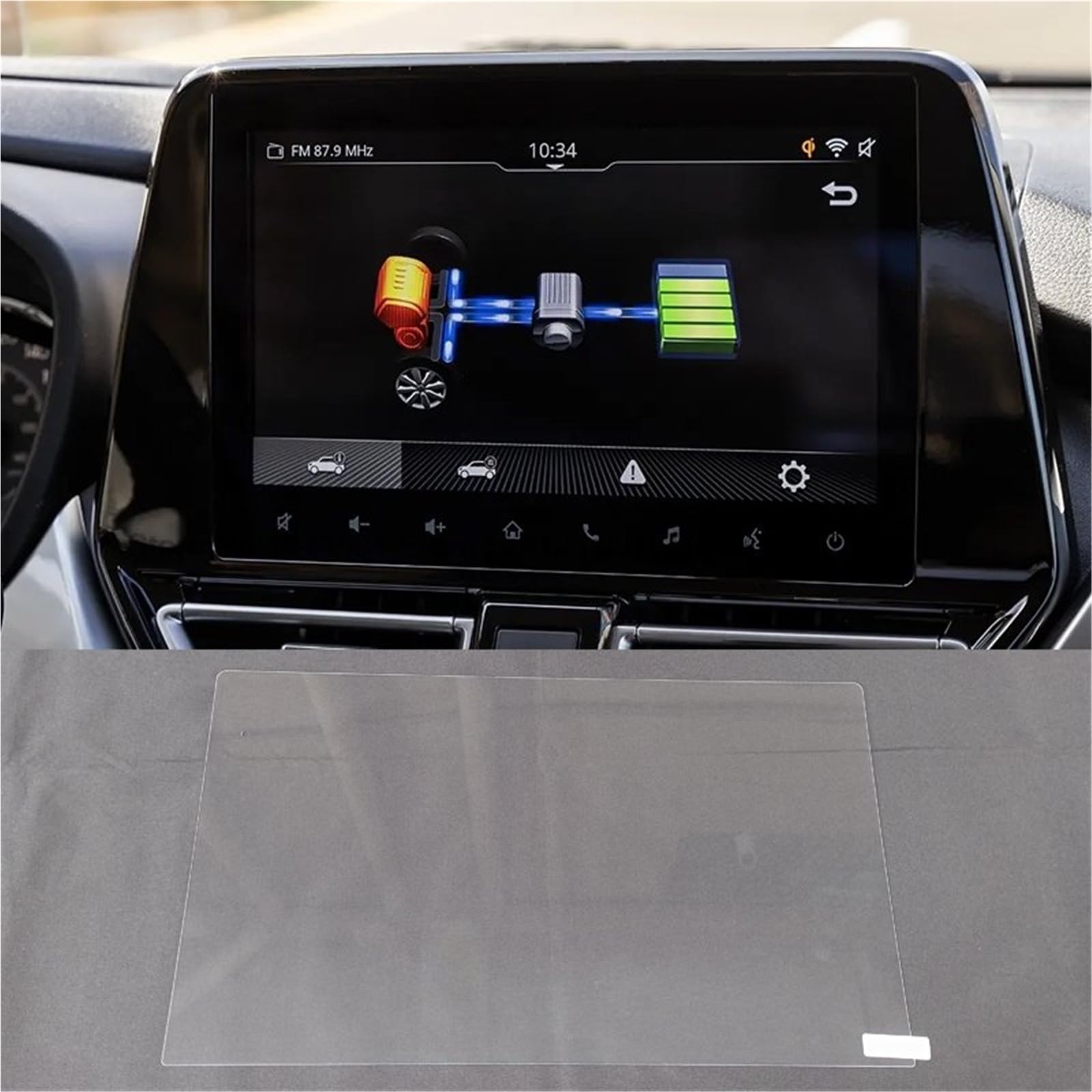 Auto Displayschutzfolie Für Suzuki Für FRONX 2023 2024 9 Zoll Auto-Infotainment-Radio GPS-Navigation Innenraum Displayschutzfolie Aus Gehärtetem Glas GPS Schutzfolie Auto Displayschutzfolie Für Suzuki Für FRONX 2023 2024 9 Zoll Auto-Infotainment-Radio GPS-Navigation Innenraum Displayschutzfolie Aus Gehärtetem Glas GPS Schutzfolie von SCUASKJ