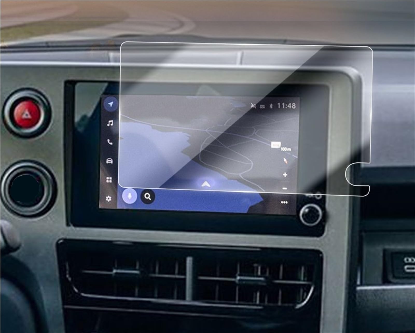 Auto Displayschutzfolie Für Toyota Für GR Für Yaris 2024 Auto Display Navigation Aufkleber Meter Protector Gehärtetem Glas Schutz Film GPS Schutzfolie(HD) von SCUASKJ