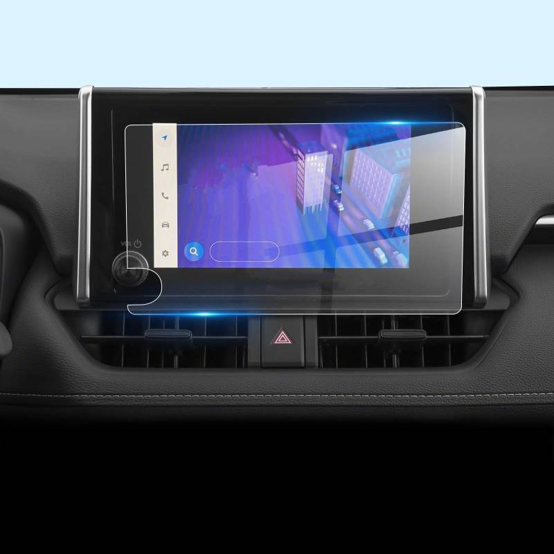 Auto Displayschutzfolie Für Toyota Für RAV4 2023 Gehärtetem Glas 8 Zoll Auto Multimedia Radio Display Screen Protector Innen GPS Schutzfolie von SCUASKJ