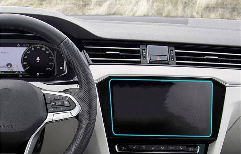 Auto Displayschutzfolie Für VW Für Passat Für Alltrack 2020 2021 Auto Navigation Gehärtetes Glas LCD Screen Schutzfolie Aufkleber Dashboard Schutz GPS Schutzfolie(for GPS) von SCUASKJ