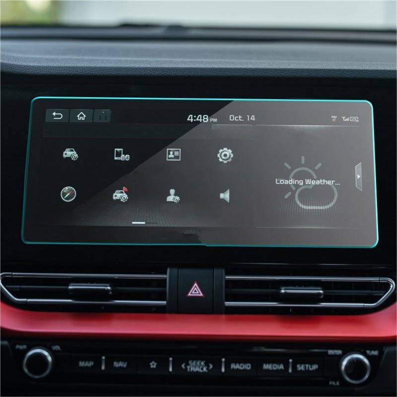 Auto Displayschutzfolie Gehärtetem Glas Film 10,25 Zoll Auto Navigation Touch Screen Protector Für Kia Für NIRO 2020 2021 GPS Schutzfolie von SCUASKJ