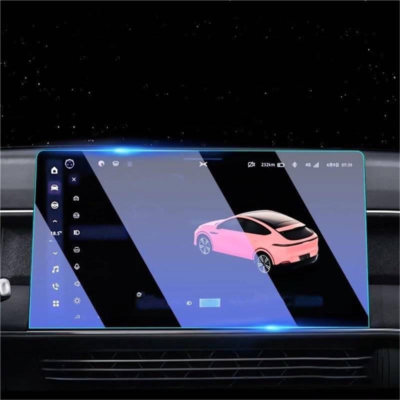 Auto Displayschutzfolie Gehärtetem Glas Protector Auto GPS Radio Navigation Lcdscreen Screen Protector Für Xpeng Für G6 2023 2024 GPS Schutzfolie(Navigation Protector) von SCUASKJ