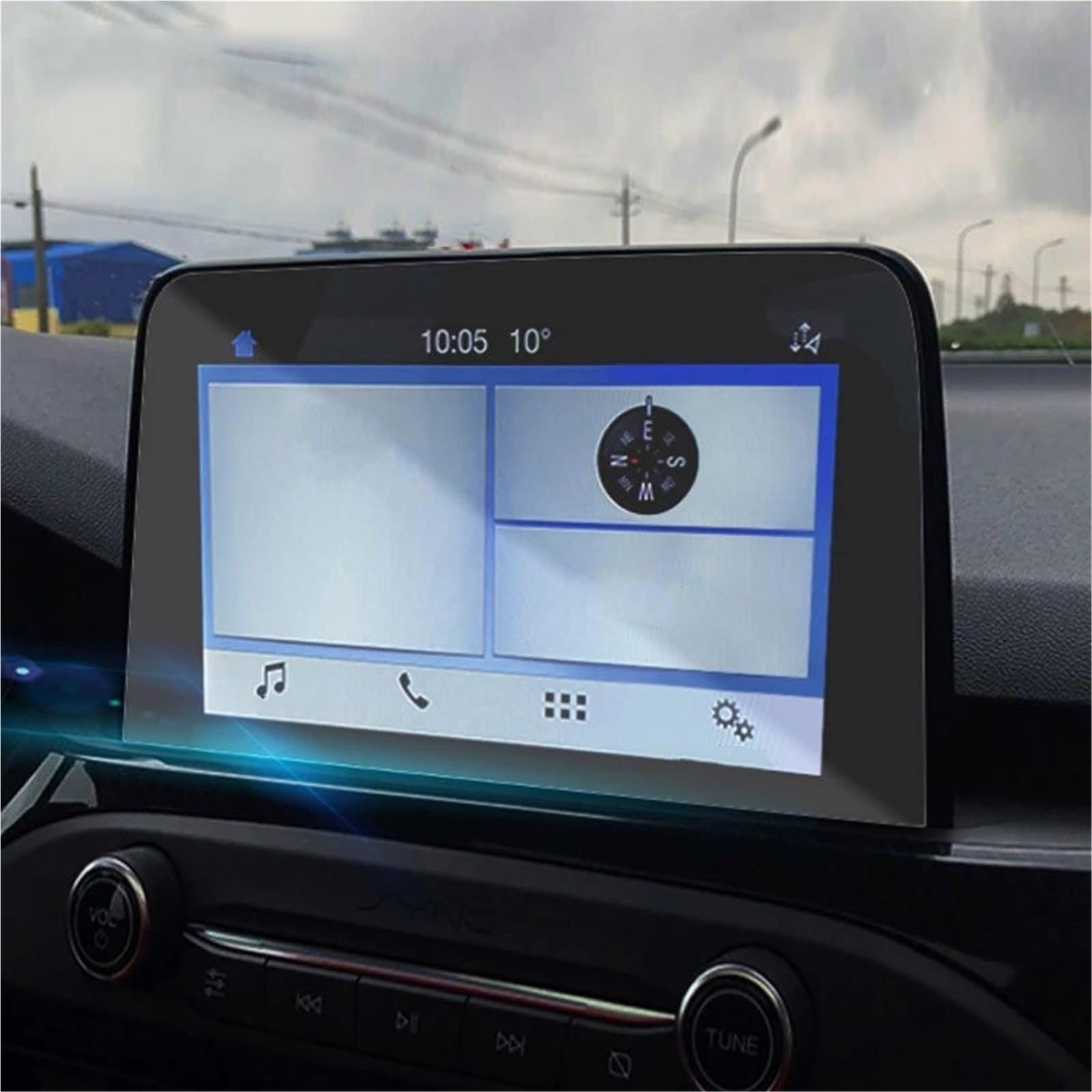 Auto Displayschutzfolie Gehärtetes Glas Auto GPS Navigation Displayschutzfolie LCD-Aufkleber Für Ford Für Focus MK4 2019 2020 GPS Schutzfolie Auto Displayschutzfolie Gehärtetes Glas Auto GPS Navigation Displayschutzfolie LCD-Aufkleber Für Ford Für Focus MK4 2019 2020 GPS Schutzfolie von SCUASKJ