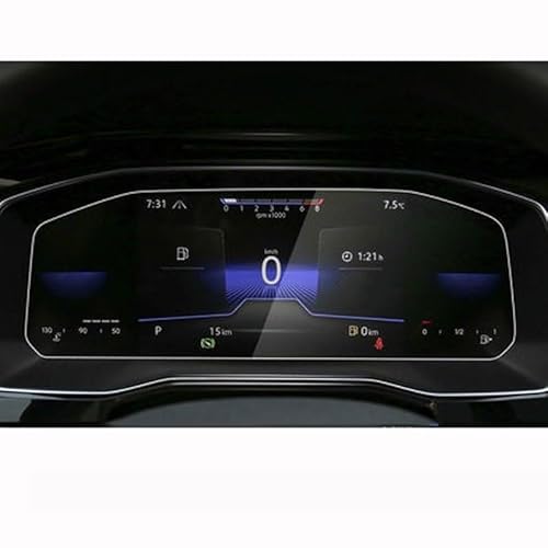 Auto Displayschutzfolie Instrument Dashboard Protector 8 Zoll Gehärtetem Glas Screen Protector Film Für VW Für Taos 2022 GPS Schutzfolie von SCUASKJ