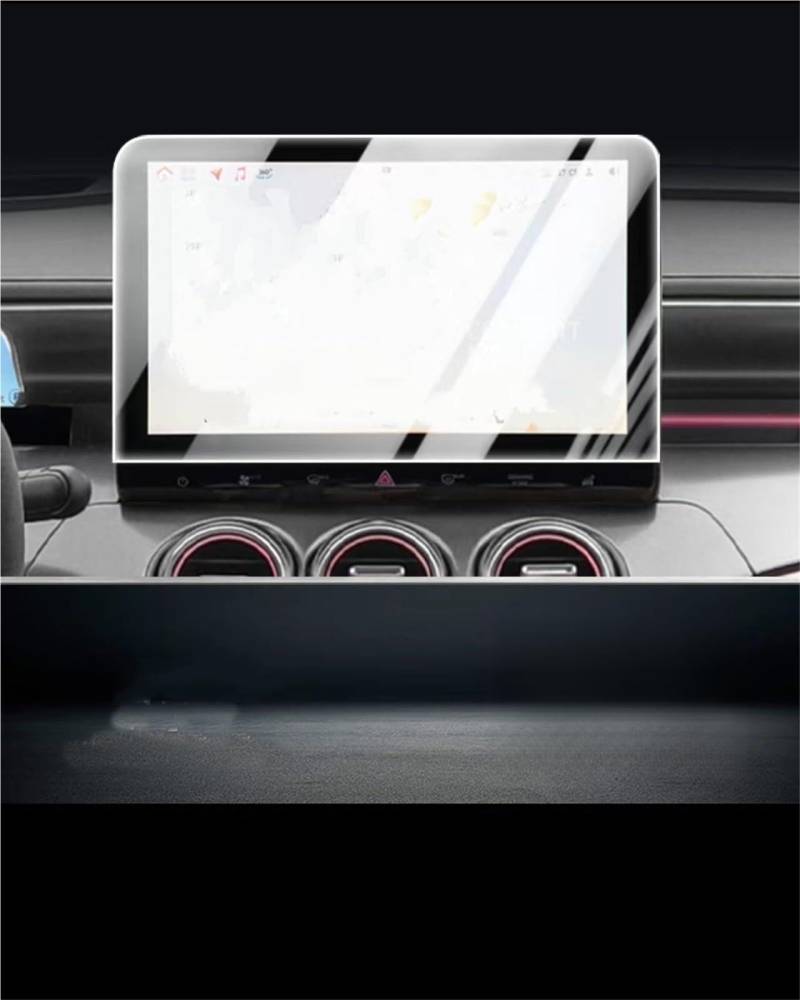 Auto Displayschutzfolie LCD GPS Navigation UND Dashboard Gehärtetem Glas Screen Protector Film Für Benz Für Smart Für #3 2023 GPS Schutzfolie(GPS) von SCUASKJ