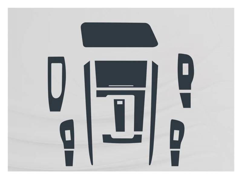 Auto Displayschutzfolie Navigation Center Console Gear Panel Screen TPU Auto-Innenschutzfolie Anti-Kratz-Reparaturaufkleber Für Mazda Für CX30 2020 GPS Schutzfolie(Style C for LHD) von SCUASKJ