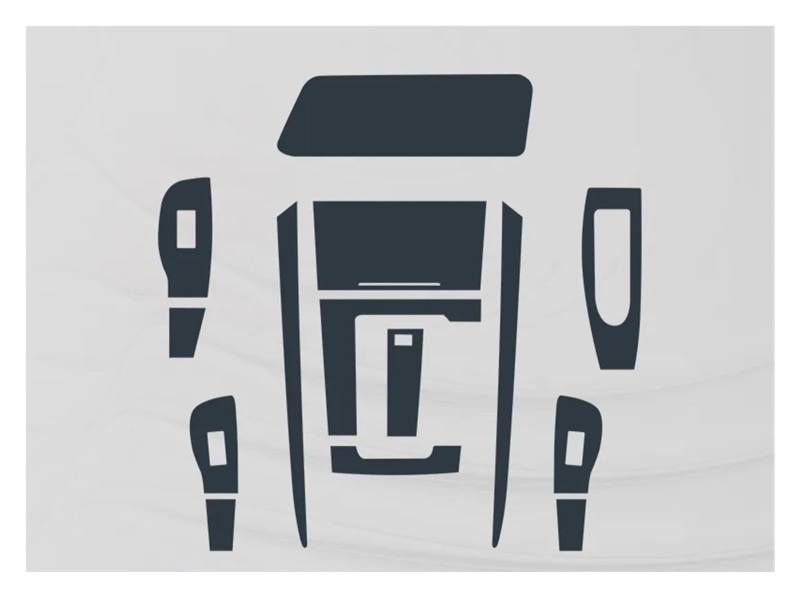 Auto Displayschutzfolie Navigation Center Console Gear Panel Screen TPU Auto-Innenschutzfolie Anti-Kratz-Reparaturaufkleber Für Mazda Für CX30 2020 GPS Schutzfolie(Style C for RHD) von SCUASKJ