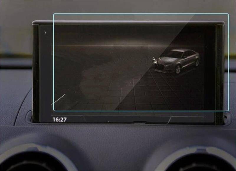 Auto Displayschutzfolie Navigation GPS Screen Protector Gehärtetem Glas Film Für A3 8V 2012 2013 2014 2015 2016 2017 2018 2019 8 "Zoll GPS Schutzfolie von SCUASKJ