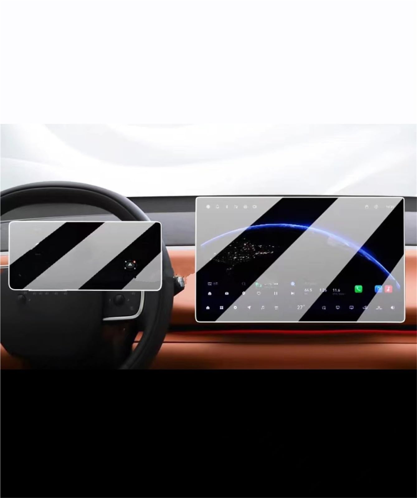 Auto Displayschutzfolie Touchscreen-Navigation, GPS Und Armaturenbrett, Gehärteter Glasfilmschutz Für LEAPMOTOR Für C10 2025 2024 GPS Schutzfolie Auto Displayschutzfolie Touchscreen-Navigation, GPS Und Armaturenbrett, Gehärteter Glasfilmschutz Für LEAPMOTOR Für C10 2025 2024 GPS Schutzfolie von SCUASKJ