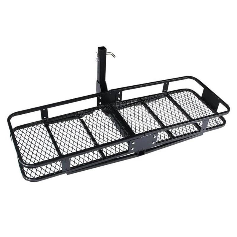 Auto Pull Cargo Travel Rack 500 Pfund Kapazität 2-in Adapter Schaft 59X20 Zoll Auto Hinten Gepäck Box Anhänger Korb Auto Gepäck Rack Dachträger Relingträger von SCUASKJ
