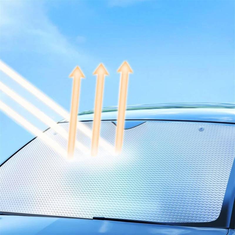 Auto Scheiben Sonnenblende Abdeckung Sonnenschirme Sunproof Sonnenschutz Fenster Visier Für Toyota Für Land Für Cruiser Für Prado J120 LC120 FJ120 2003-2006 2007 2008 2009(Rear Windows) von SCUASKJ