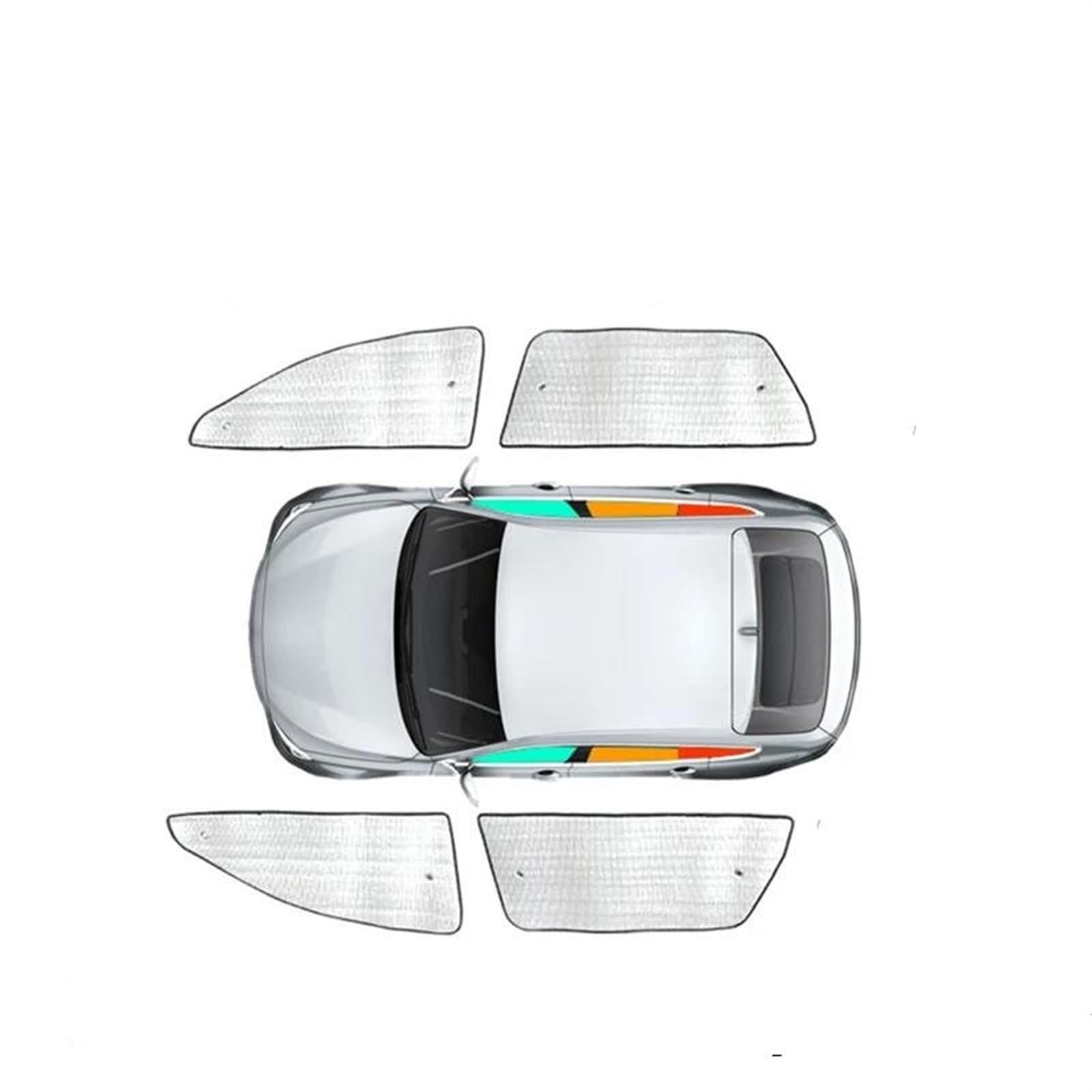 Auto Scheiben Sonnenblende Auto Sonnenschutz UV-Schutz Vorhang Sonnenschutz Visier Frontscheibe Abdeckung Schützen Privatsphäre Für Peugeot 2008 2019 2020 2021 2022(4pcs car Door) von SCUASKJ