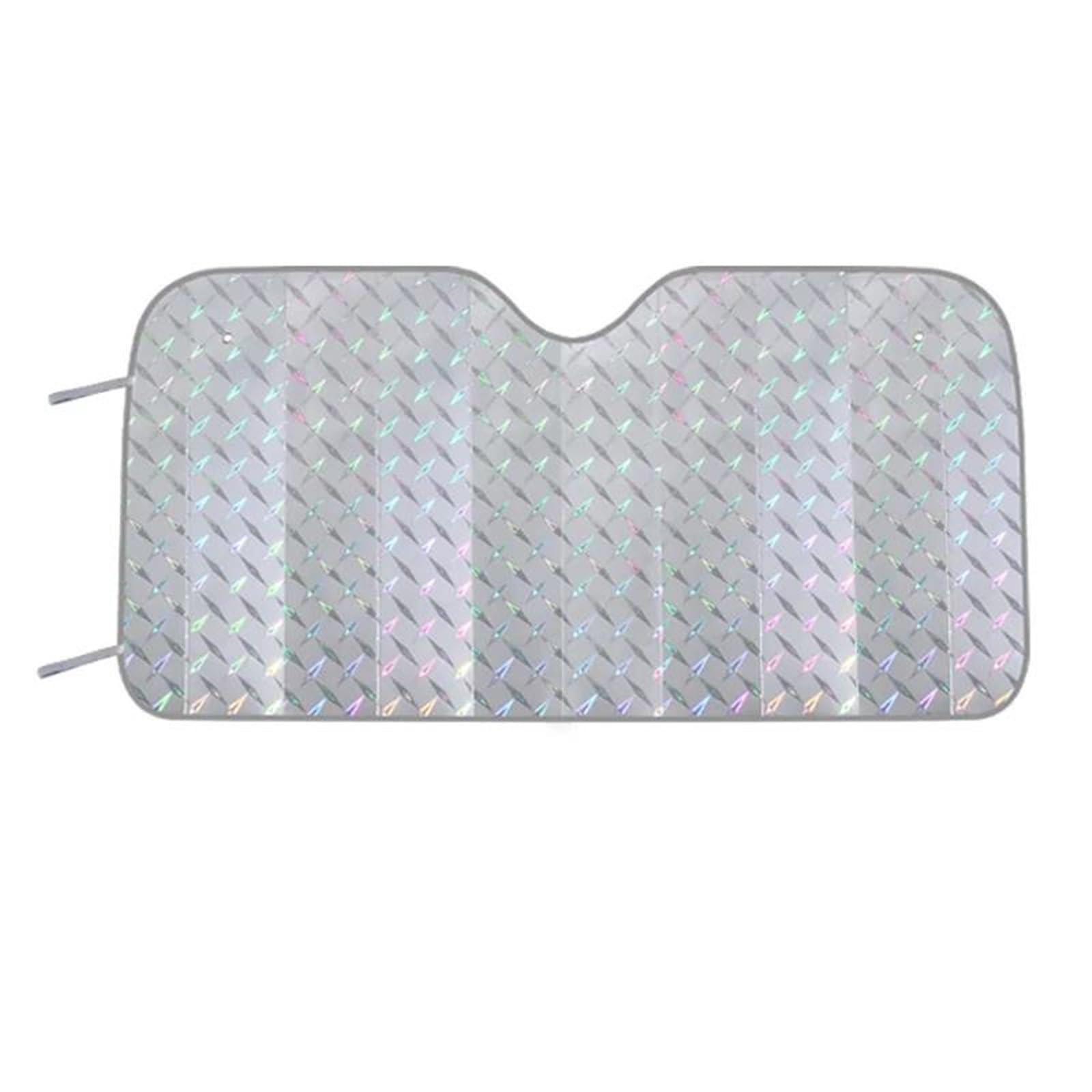 Auto Scheiben Sonnenblende Auto Universal Frontscheibe Sonnenschutz Abdeckung Sonnenschutz UV Schutz Vorhang Auto Sonnenschutz Film Windschutzscheibe Visier(130x70cm) von SCUASKJ