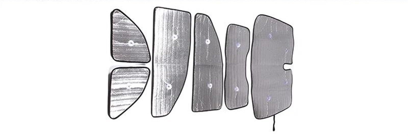 Auto Scheiben Sonnenblende Auto Vollfenster Sonnenschutz UV-Schutz Abdeckung Vorhang Sonnenschirme Für FIAT 500 2010-2012 2013 2014 2015 2016 2017 2018 2019 2020 2021 2022(6pcs) von SCUASKJ