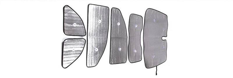 Auto Scheiben Sonnenblende Auto Vollfenster Sonnenschutz UV-Schutz Abdeckung Vorhang Sonnenschirme Für FIAT 500 2010-2012 2013 2014 2015 2016 2017 2018 2019 2020 2021 2022(6pcs) von SCUASKJ