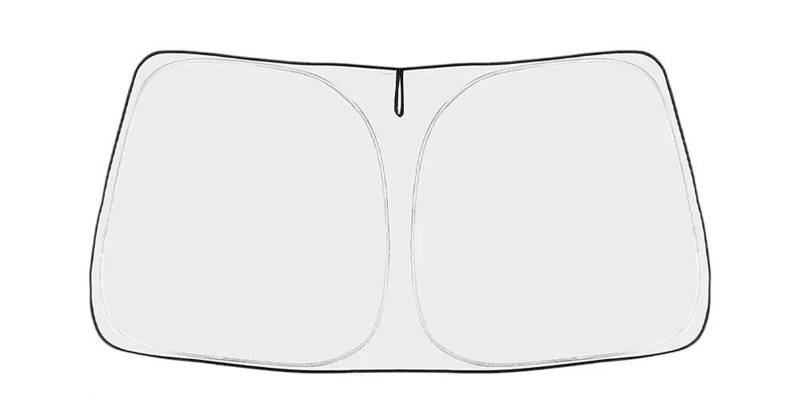 Auto Scheiben Sonnenblende Auto Windschutzscheibe Sonnenschutz Abdeckung Sonnenschirm Visier Zubehör Für Toyota Für Corolla 2020 2021 2022 2023 von SCUASKJ