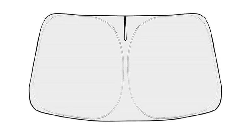 Auto Scheiben Sonnenblende Auto Windschutzscheibe Sonnenschutz Abdeckung Sonnenschutz Visier Zubehör Für Kia Für Sportage NQ5 2023 von SCUASKJ