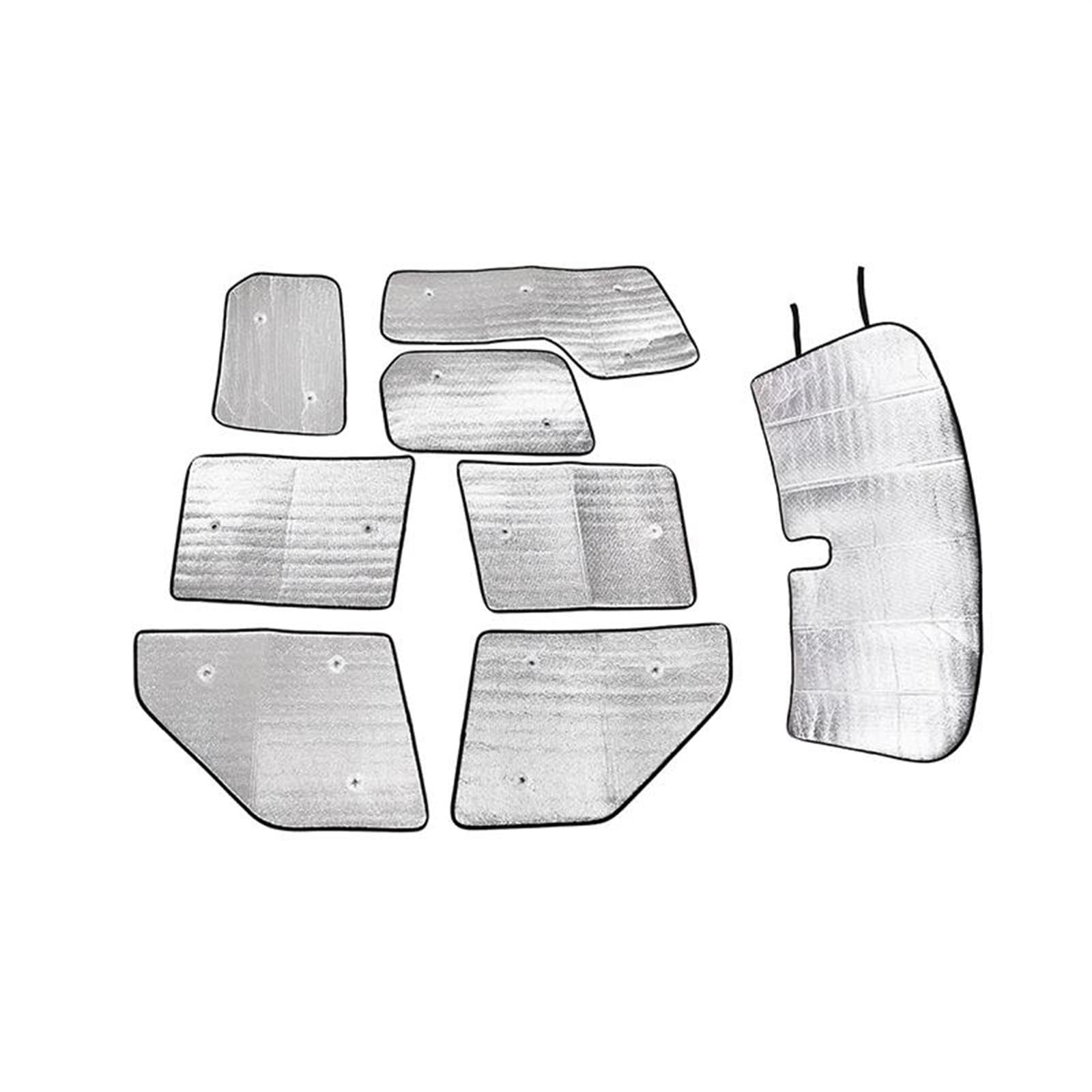 Auto Scheiben Sonnenblende Auto Windschutzscheibe Sonnenschutz wasserdichte Abdeckung Frontscheibe Abdeckung Für Land Für Rover Für Discovery 4 2010-2012 2013 2014 2015 2016(8Pcs) von SCUASKJ