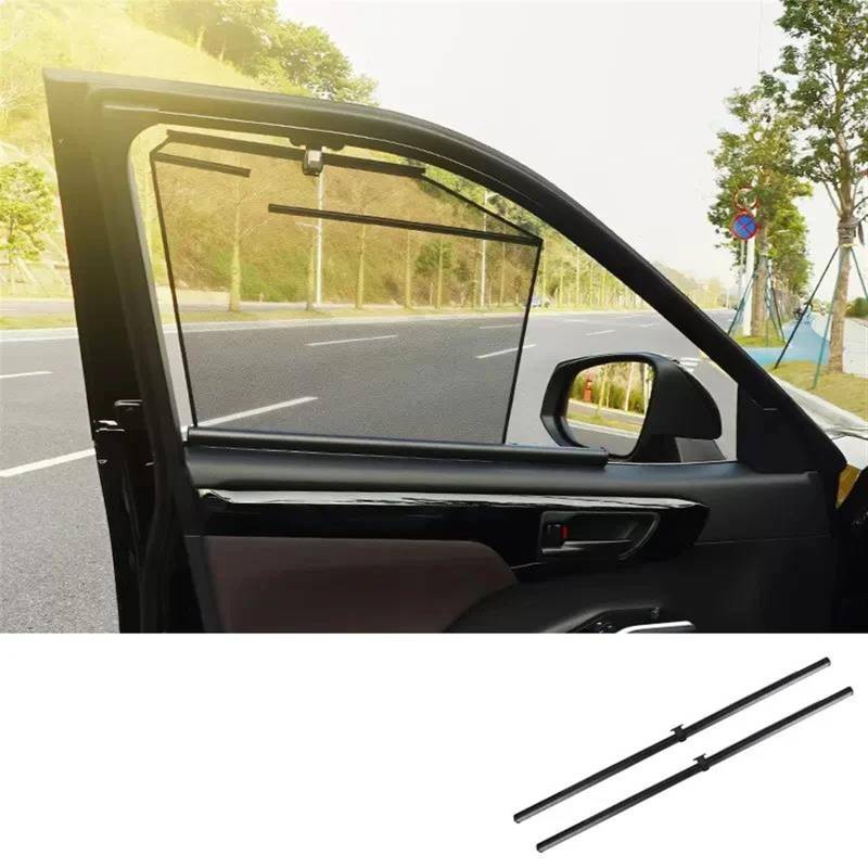 Auto Scheiben Sonnenblende Automatische Hebe Auto Sonnenschirm Seite Fenster Sonnenblende Accessiores Auto Vorhang Für Toyota Für Highlander Für Kluger XU70 2023 2022 2021(Front 2 pcs) von SCUASKJ
