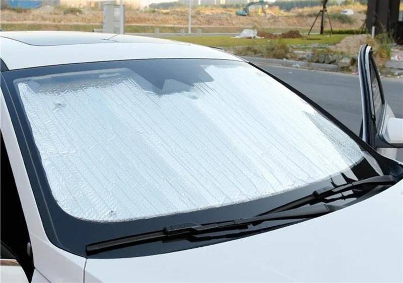 Auto Scheiben Sonnenblende Für Hyundai Für Elantra 2020 2021 2022 CN7 Auto Windschutzscheibe Sonnenschirm Frontscheibe Schutz Visier Abdeckung Sonnenschutz Vorne Hinten(Front 1 PCS) von SCUASKJ