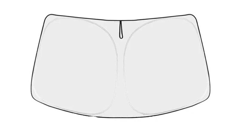Auto Scheiben Sonnenblende Für VW Für Touran 2016 2017 2018 2019 2020 2021 2022 2023 Auto Windschutzscheibe Sonnenschutz Abdeckung Sonnenschirm Visier Zubehör von SCUASKJ