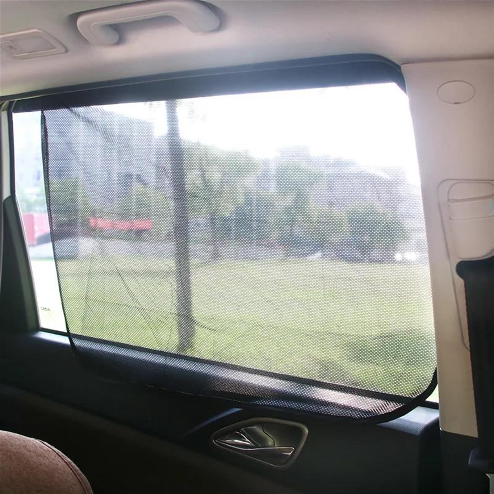 Auto Scheiben Sonnenblende Magnetischer Auto-Sonnenschutz UV-Schutz Auto-Vorhang Autofenster-Sonnenschutz Seitenfenster Netz-Sonnenblende Sommerschutz Fensterfolie Universell(A Rear Window) von SCUASKJ