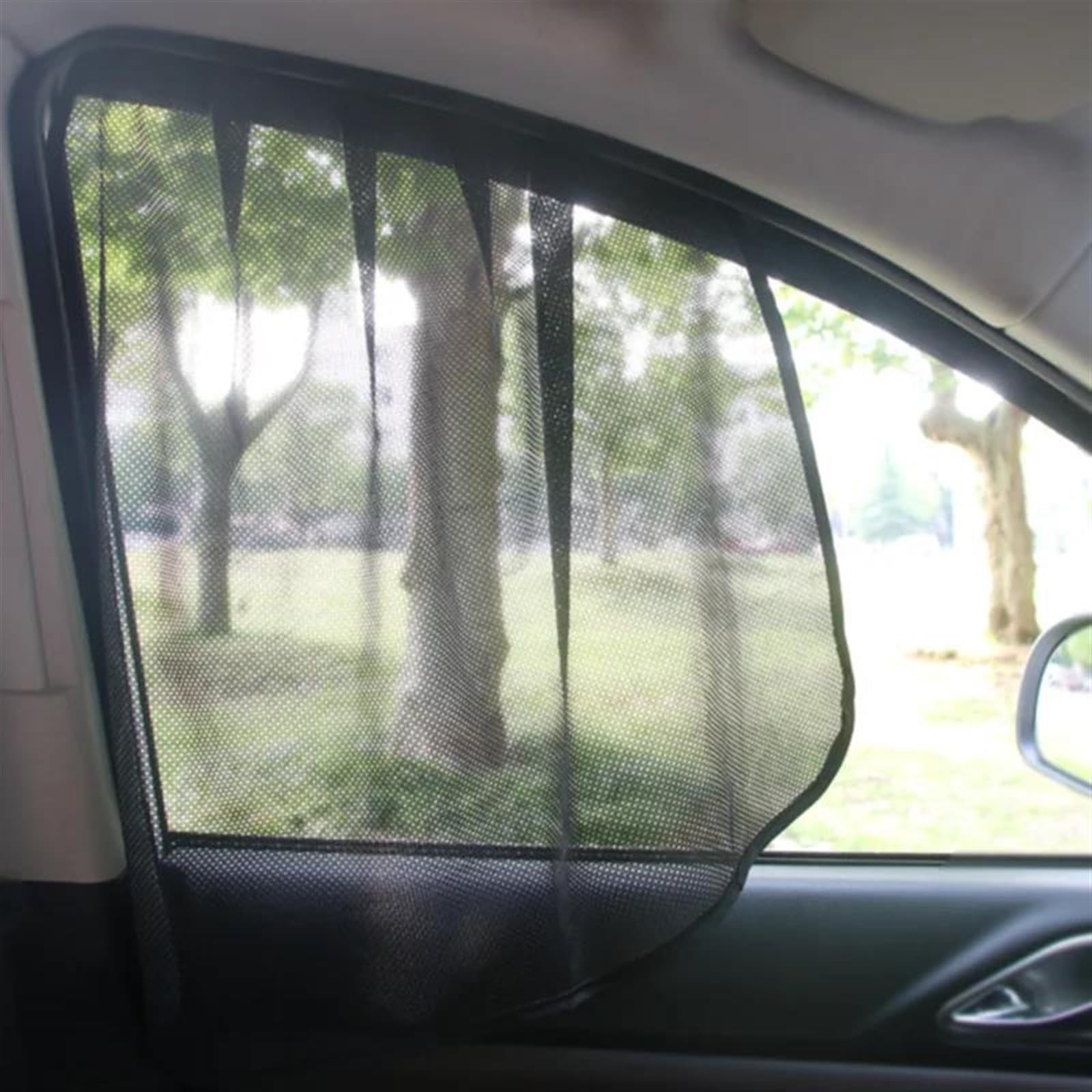 Auto Scheiben Sonnenblende Magnetischer Auto-Sonnenschutz UV-Schutz Auto-Vorhang Autofenster-Sonnenschutz Seitenfenster Netz-Sonnenblende Sommerschutz Fensterfolie Universell(Front Window) von SCUASKJ