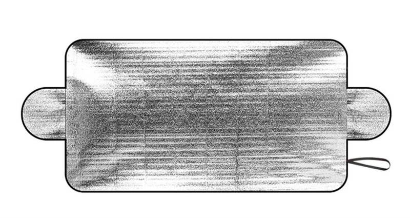 Auto Scheiben Sonnenblende Universeller Mehrjahres-Auto-Sonnenschutz Mit Reflektierendem Silberband, Passend Die Meisten Windschutzscheiben, Schützt Vor Sonne Und Schnee von SCUASKJ