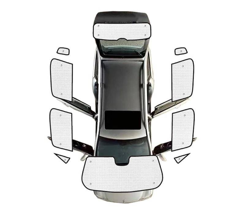 Auto Scheiben Sonnenblende Vollständige Abdeckung Sonnenschirm Für Jeep Für Renegade 2014-2017 2018 2019 2020 2021 2022 2023 Sonnenschirme Abdeckung Fenster Vorhänge UV-Schutz(All Sunshades) von SCUASKJ