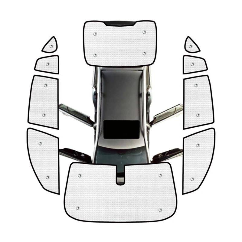 Auto Scheiben Sonnenblende Vollständige Abdeckung Sonnenschirme Auto Windschutzscheiben Seitenfenster Zubehör Für 5 Series GT F07 2010 2011 2012 2013 2014 2015 2016 2019(All Sunshades) von SCUASKJ