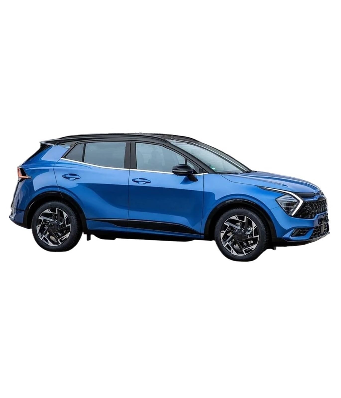 Für KIA Für Sportage 2023 2024 2025 Dachträger Dachreling Bar Dachträger Relingträger(Schwarz) von SCUASKJ