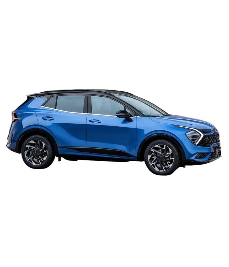 Für KIA Für Sportage 2023 2024 2025 Dachträger Dachreling Bar Dachträger Relingträger(Schwarz) von SCUASKJ