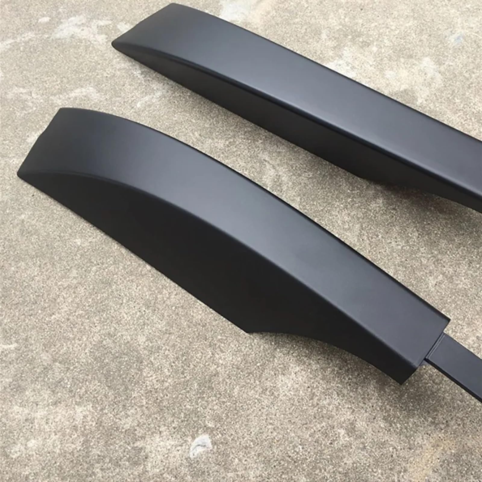 Für Land Für Rover Für Discovery 3/4 1 Stück Dach Gepäckträger Abdeckung Dach Bar Dachschiene End Shell Cap Protector Dachträger Relingträger(Black Front Right) von SCUASKJ