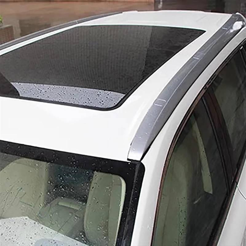 Für Toyota Für Highlander 2015 2016 2017 2018 2019 2020 2021 2 Stücke ABS Dachreling Rack Endabdeckung Shell Auto Gepäckträger Abdeckung Dekoration Dachträger Relingträger(8.5x3.4cm Position 3) von SCUASKJ