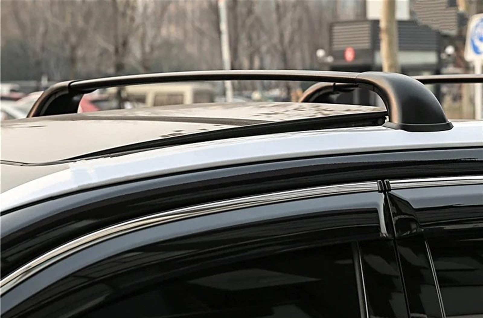 Für Toyota Für Kluger Für Highlander UX50 2015 2016 2017 2018 2019 2020 3th 2Pcs Dach Bars Seite Bars Kreuz Schienen Dach Rack Gepäck Dachträger Relingträger(Schwarz) von SCUASKJ
