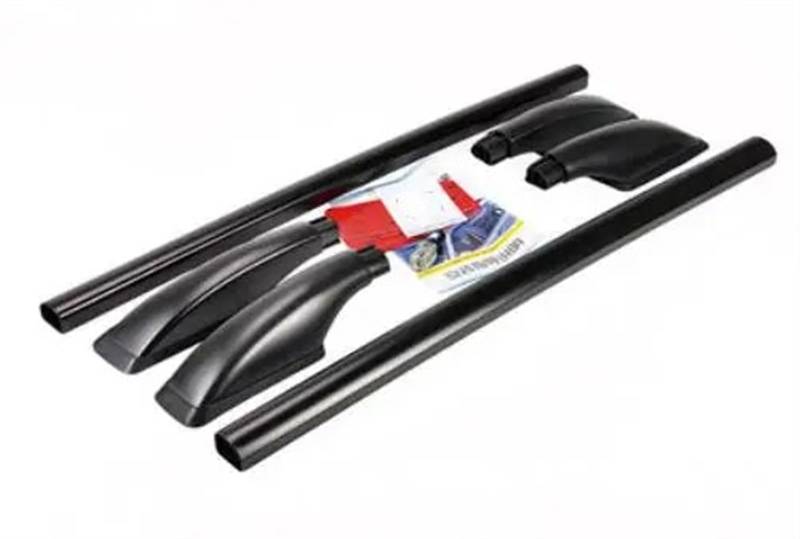 Für VW Für Polo Fließheck 2011 2012 2013 2014 2015 Autodachträger Gepäckträger Bar Dachträger Relingträger(Schwarz) von SCUASKJ