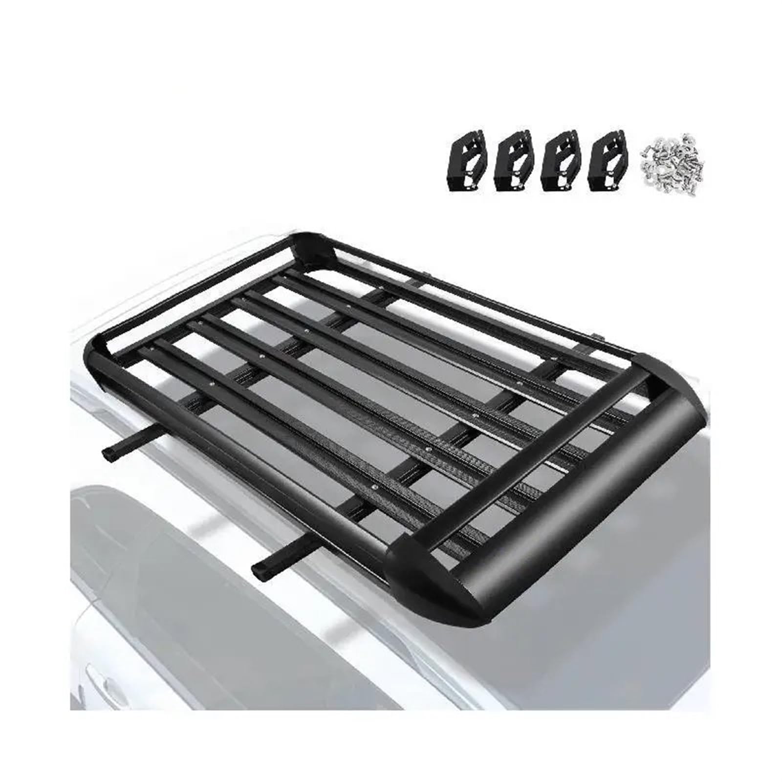 Laden Sie 100 Kg Gepäck, Frachtzelt, Querstangen, Skihalter, Fahrradträger, Kugelanhänger, Wohnmobil, Van, Universal-Autodachträger Dachträger Relingträger Laden Sie 100 Kg Gepäck, Frachtzelt, Querstangen, Skihalter, Fahrradträger, Kugelanhänger, Wohnmobil, Van, Universal-Autodachträger Dachträger Relingträger von SCUASKJ