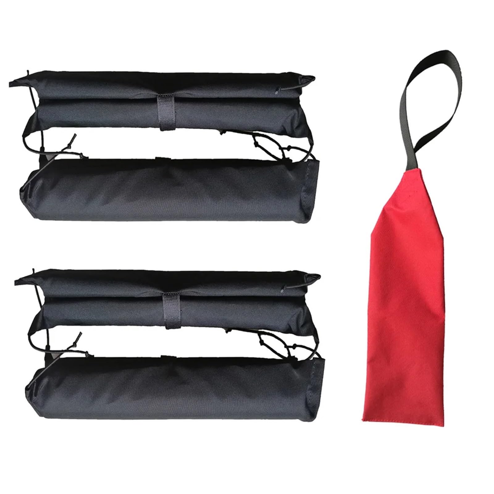 Mit 1 Stück Langlast-Sicherheitsschleppflagge, 4 Stück Autodachträger-Abdeckung, Rack-Pads Für Kajak, Kanu, Snowboard Dachträger Relingträger Mit 1 Stück Langlast-Sicherheitsschleppflagge, 4 Stück Autodachträger-Abdeckung, Rack-Pads Für Kajak, Kanu, Snowboard Dachträger Relingträger von SCUASKJ