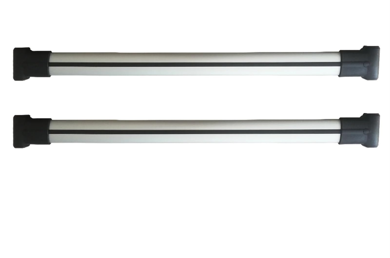Querstange Aus Aluminiumlegierung, Autodachträger, Gepäckträger, Querstange Für Ford Für Ranger (T7) Doppelkabine Ab 2016 Dachträger Relingträger(Silber) von SCUASKJ